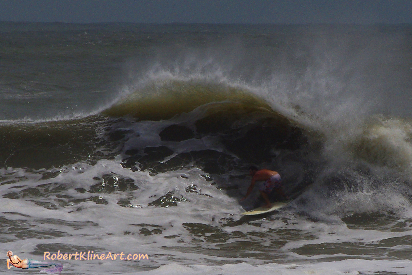 Hurricane Irene swell, St Augustine Beach Pier