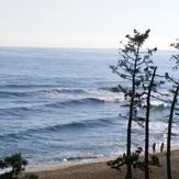 Early morning surf check, Gyongpo Beach