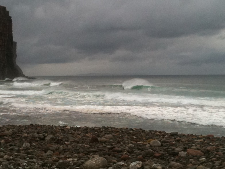 Rackwick surf break