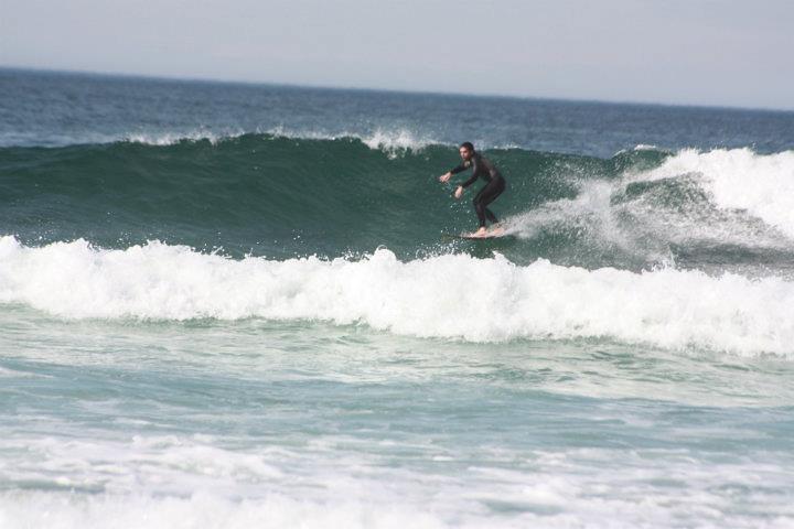 Xavi Serra a Caión, Playa de Caion