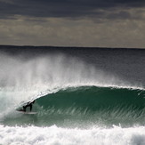 Jake Sylvester at local break Bar Reef, Bar Beach