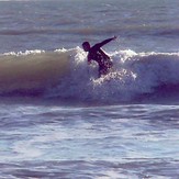 Josemari Alvarado en calitas, Playa de Tres Piedras