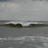 More big surf on the trap, Aberystwyth harbour trap