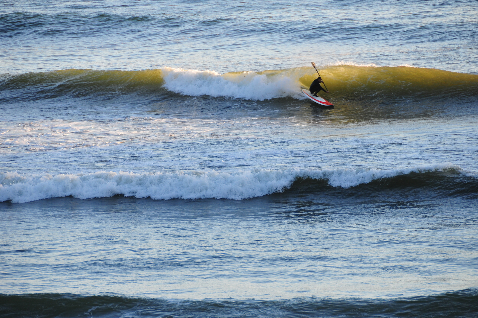 He knows how to paddle, Indian Beach/Ecola State Park