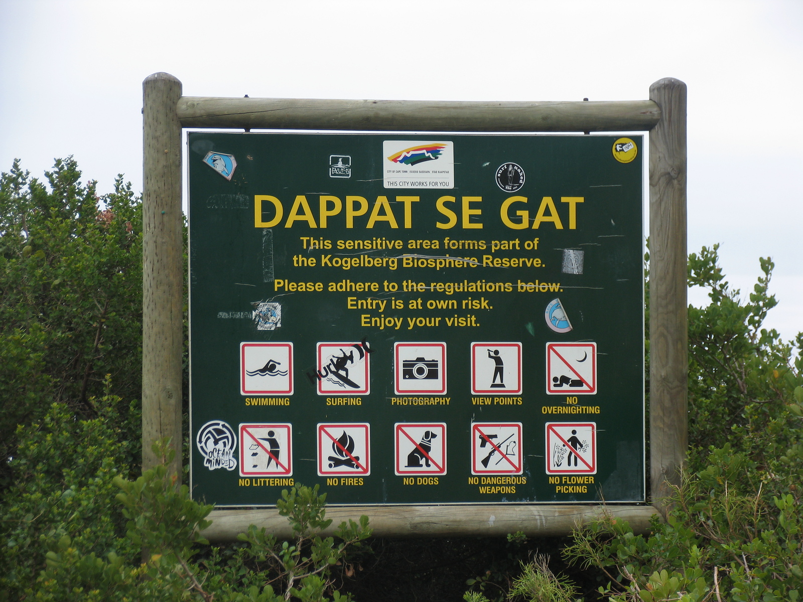 Dappat se gat, Koeel Bay