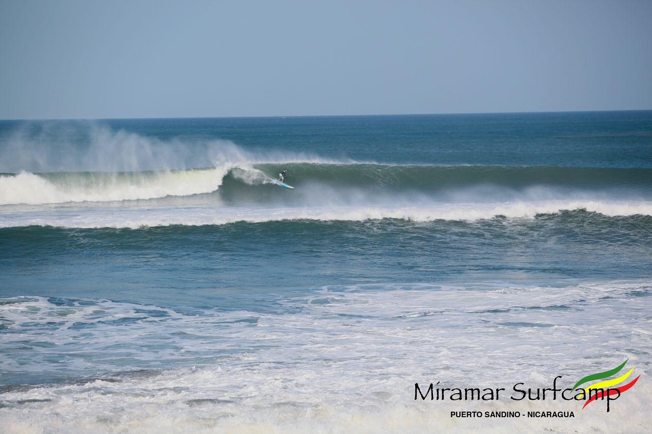 Longboard at Punta Miramar