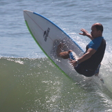 Speedy turn at the top, Alkantstrand