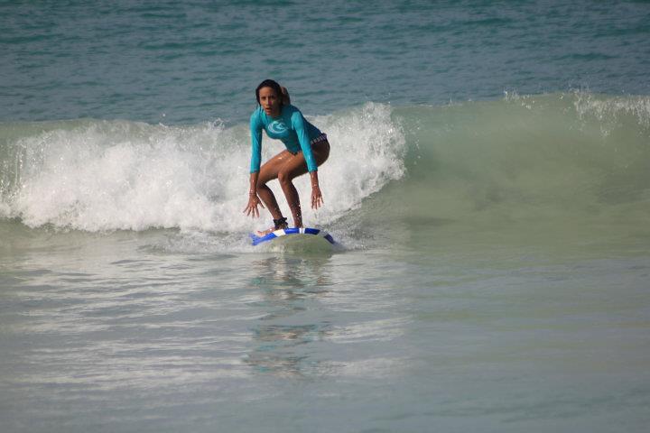 3rd lesson at Macao Surf Camp, Playa del Macao