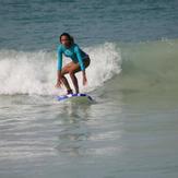 3rd lesson at Macao Surf Camp, Playa del Macao