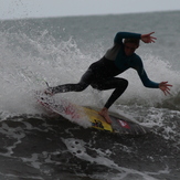 sliding the rear end..., Fitzroy Beach