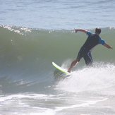 Lining up for the turn, Alkantstrand