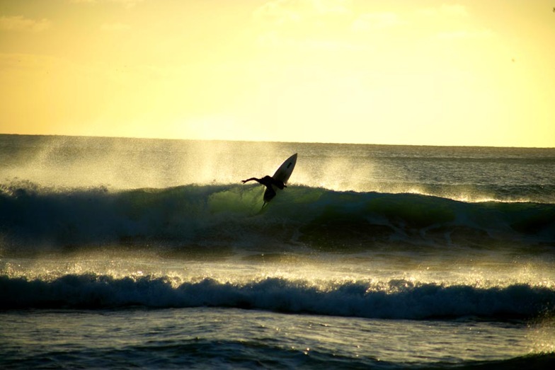 Winter Sunset, Back Beach