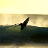 Winter Sunset, Back Beach