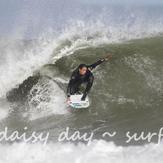 Back hand barrel, Fitzroy Beach