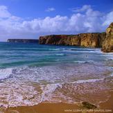 Praia do Beliche surf spot, Sagres, Algarve, Portugal