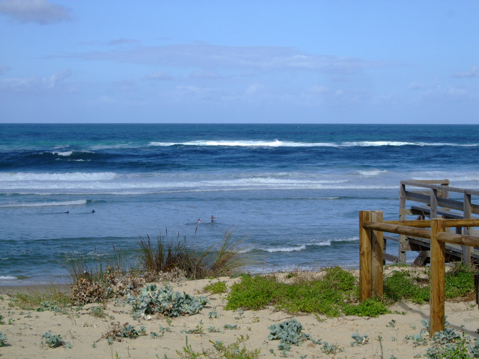 Mimizan Plage Sud in August