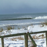 REAL winter surf - New Brighton, July 25,  2011 Water 5degrees C, Air temp -3 but PUMPING!!, New Brighton Beach