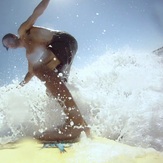 Surfin' in a frappuccino, Surfside Jetty