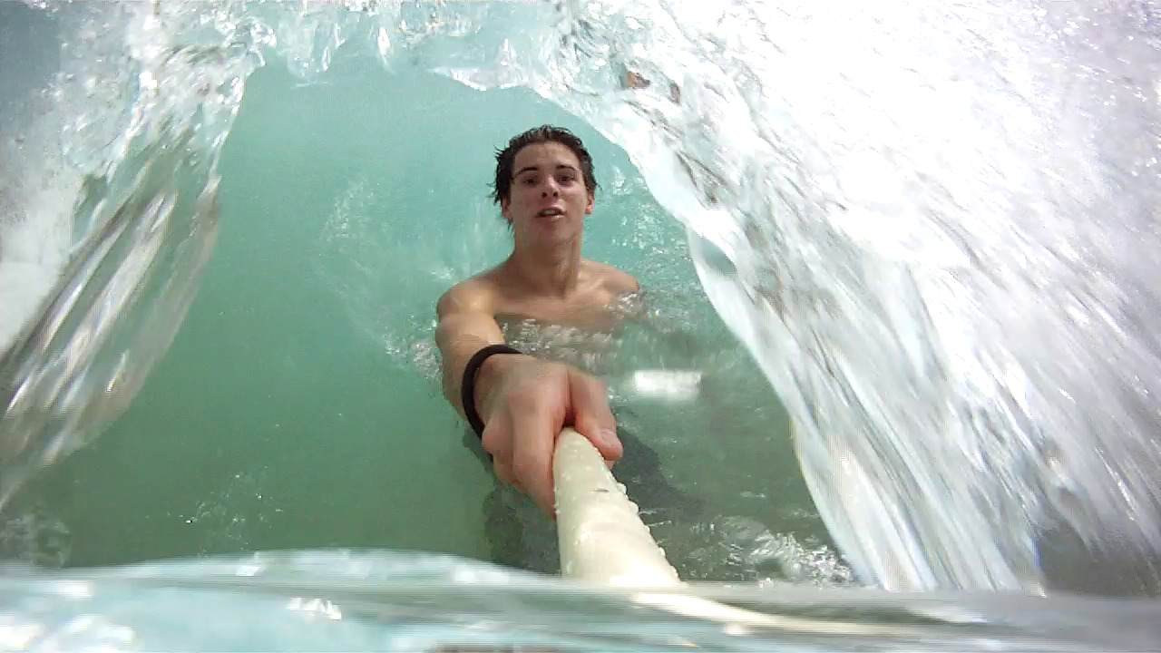 Looking in the Barrel, Sandy Beach