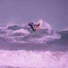 NEWQUAY TOWN BEACH SURFER DEC 2011 