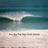 first reef Daly head with NE wind hitting., Daly Heads