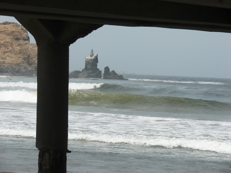 From the pier, Cerro Azul
