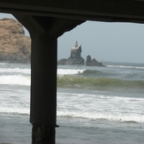 From the pier, Cerro Azul