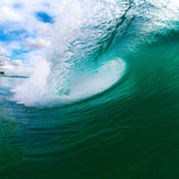 Green curl, Maroochydore Beach