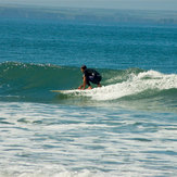 Surfer at newgale beach
