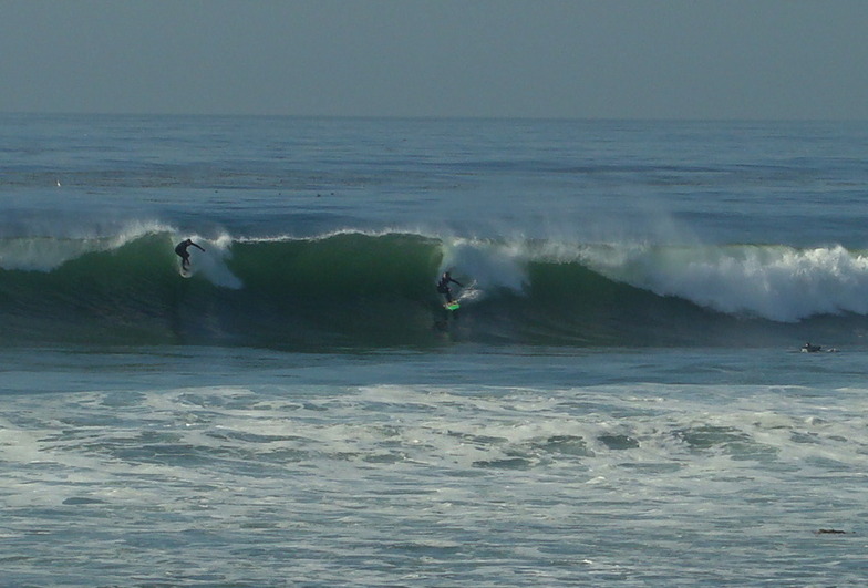 "Dropping in", Sunset Cliffs