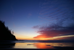 Winter Sunset, Oswald State Park/Short Sands photo