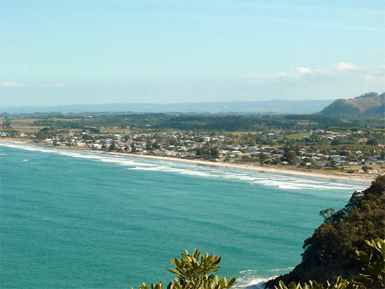 Waihi Beach surf break