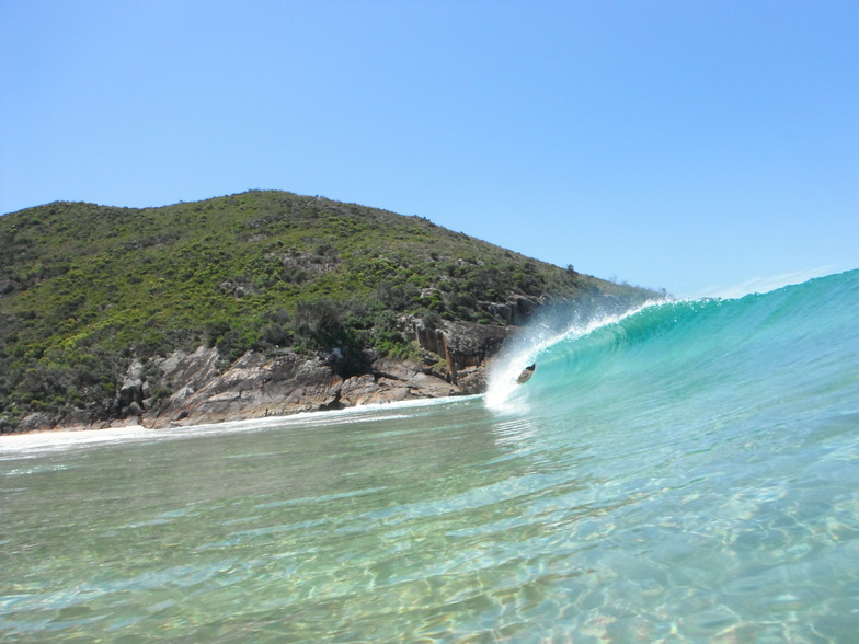 bodyboarders heaven, Box Beach