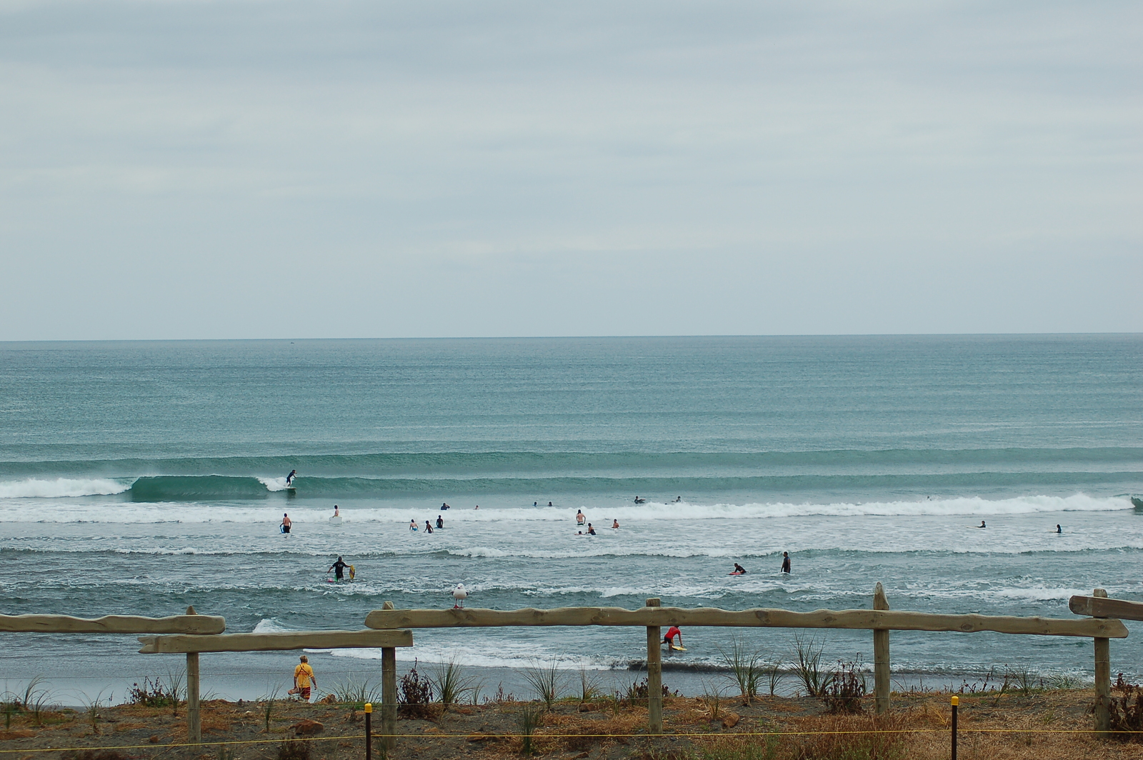 Holiday weekend at the Port, Port Waikato-Sunset beach