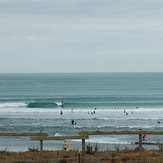 Holiday weekend at the Port, Port Waikato-Sunset beach