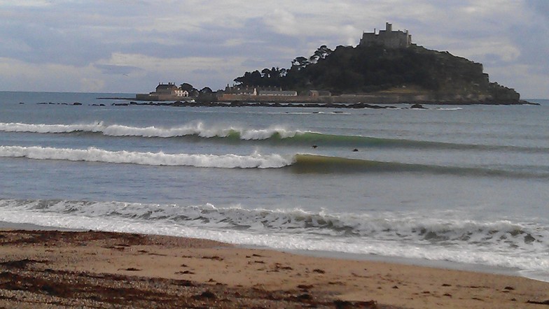 Like a lion in Marazion