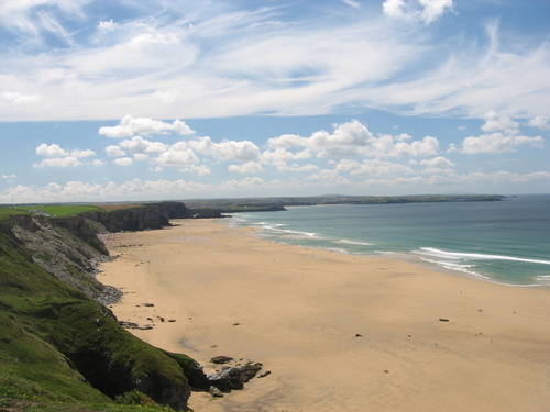 Watergate Bay surf break