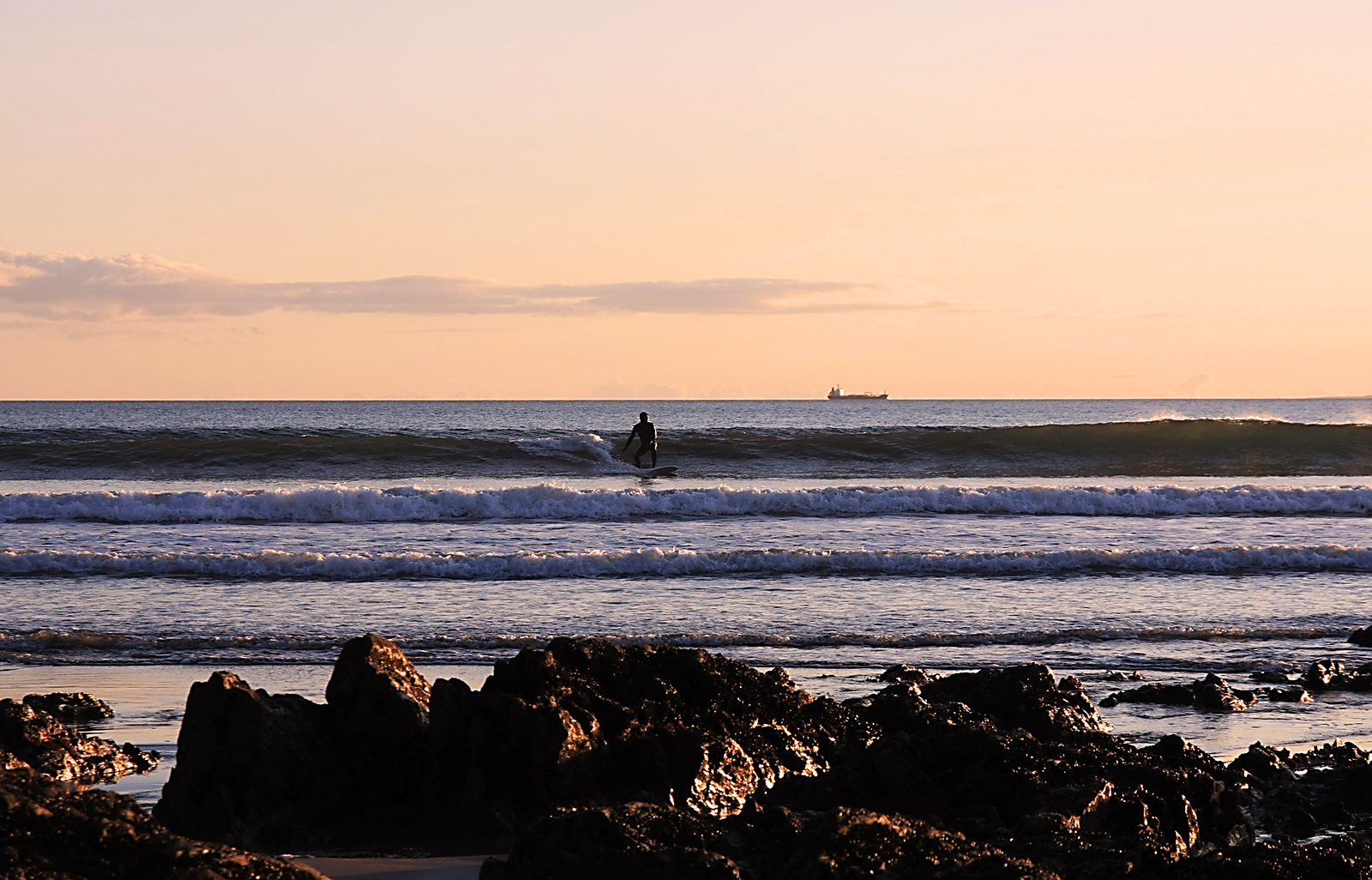 Winter surf, Ballycotton