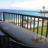 fresh wax and a view from the whaler, Ka'anapali Point