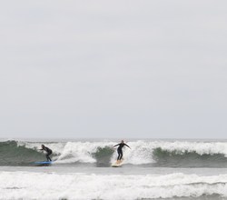 mom daughter drop in Hobuck Beach, Hobuck/North Coast photo