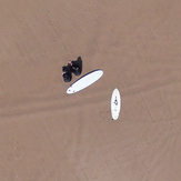 Kite aerial photo, La Palue