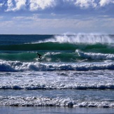 Rare day at the wall, Moruya Breakwater