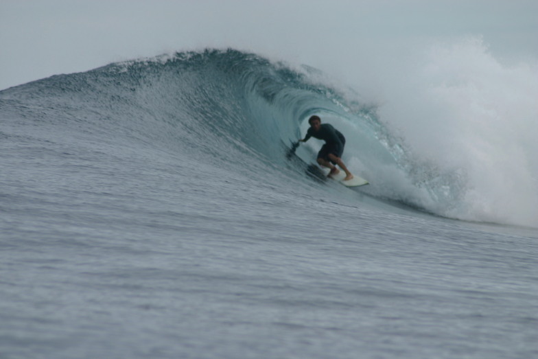 Daniel Mawkes kegged out at Rifles, Rifles (Kandui Right)