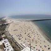 Aerial view of Praia da Barra and Costa Nova