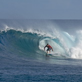 Barrel time at Five Islands