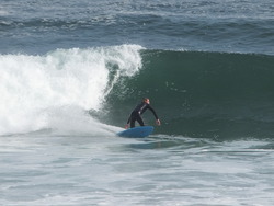 bottom turn, Punta Rocas photo