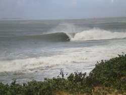 Newcastle Harbour windy and solid in one of the largest low pressure systems in ages, Newcastle -The Harbour photo