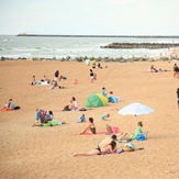 Sand, People, Rocks and Water, Anglet - Marinella