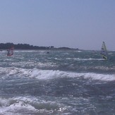 Windsurfers with 25 knots, Ristna Hiiumaa Island