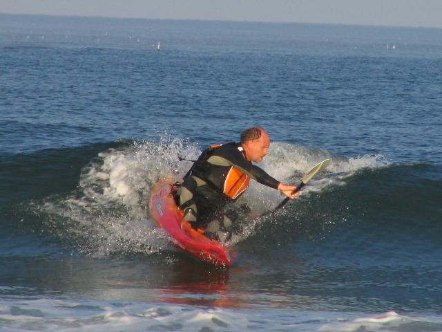 Surf Kayaking, Seabrook Beach